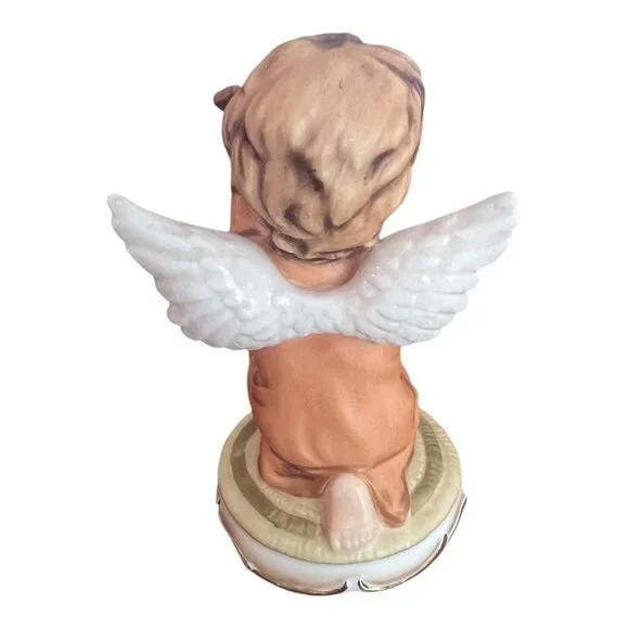 Vtg Gorham Angel’s Serenade Guitar Player Bone China Figurine by Maruri 4.25in T - Picture 3 of 6